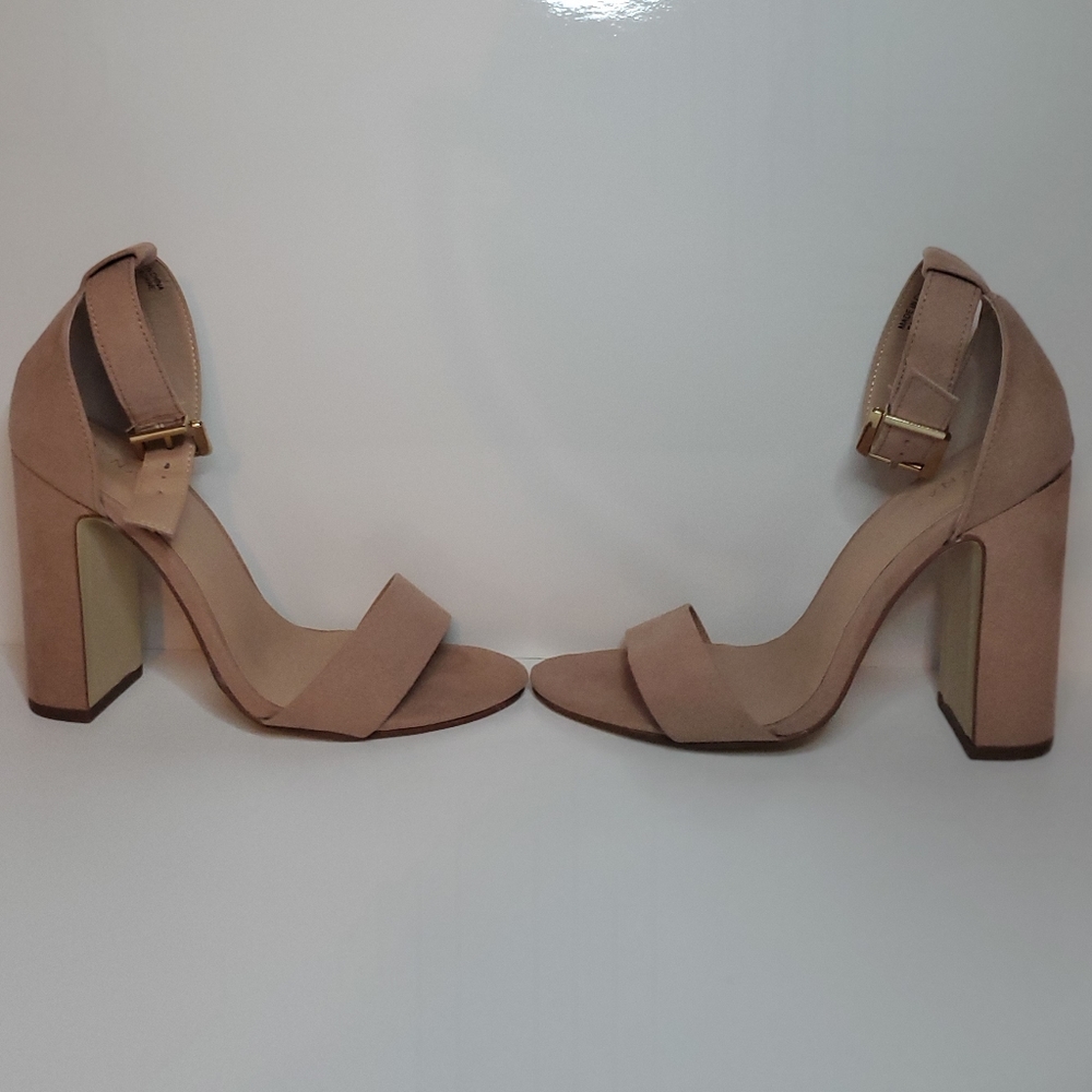 DYNAMITE Ankle Strap Heels